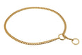 Alvalley Slip Curve Show Chain Collar — Elegant Training & Show Collar