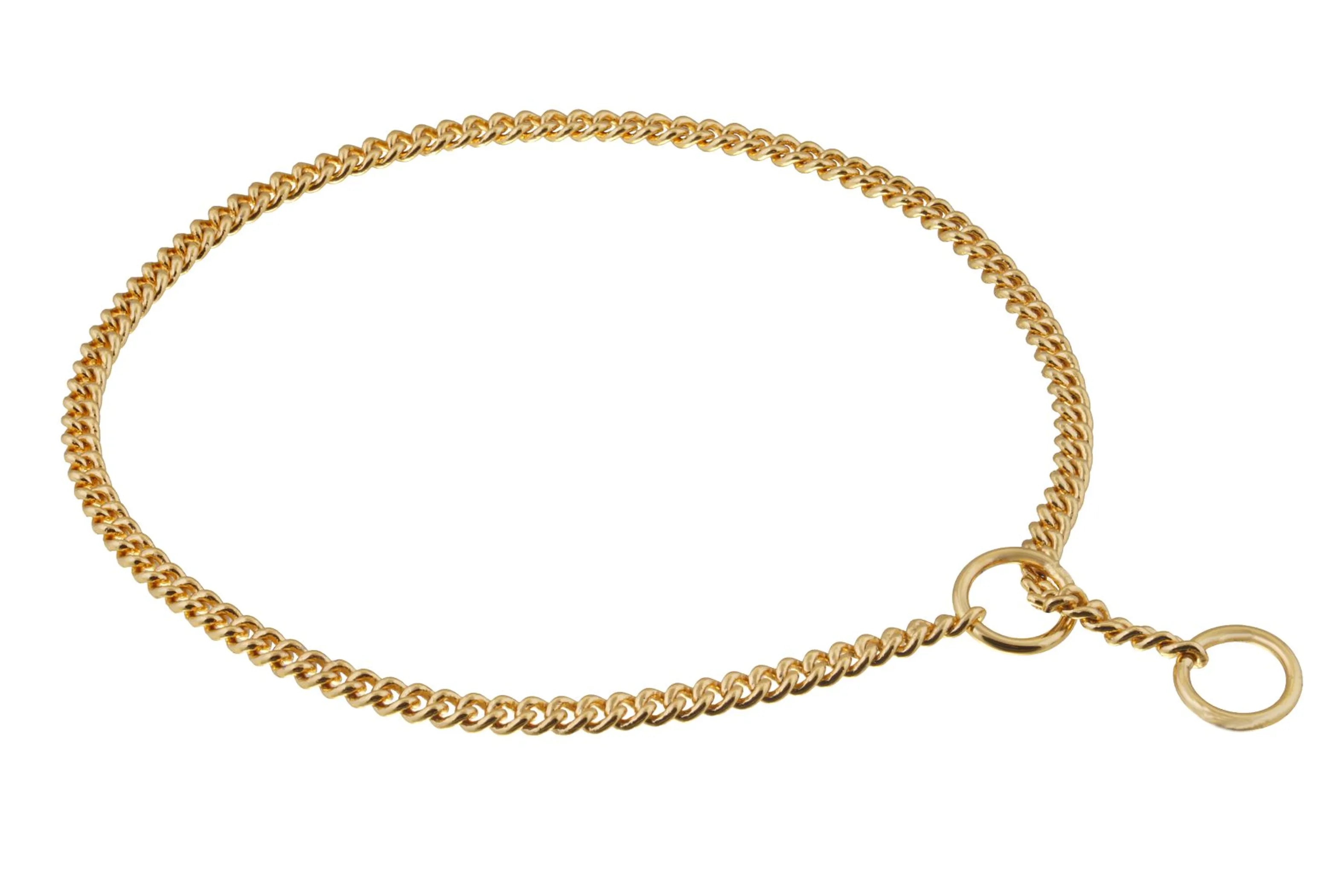 Alvalley Slip Curve Show Chain Collar — Elegant Training & Show Collar