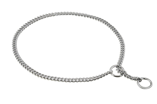 Alvalley Slip Curve Show Chain Collar — Elegant Training & Show Collar