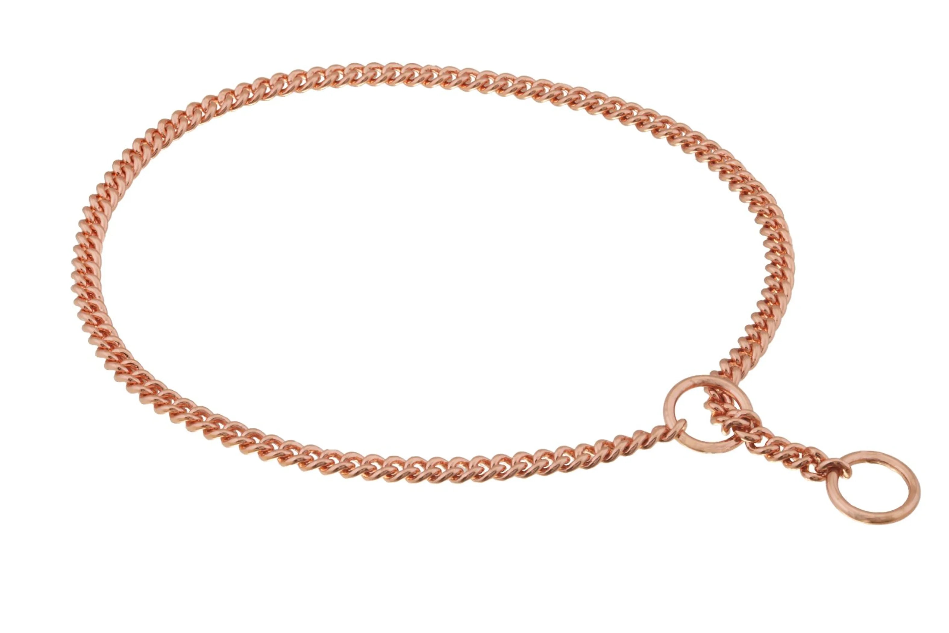 Alvalley Slip Curve Show Chain Collar — Elegant Training & Show Collar