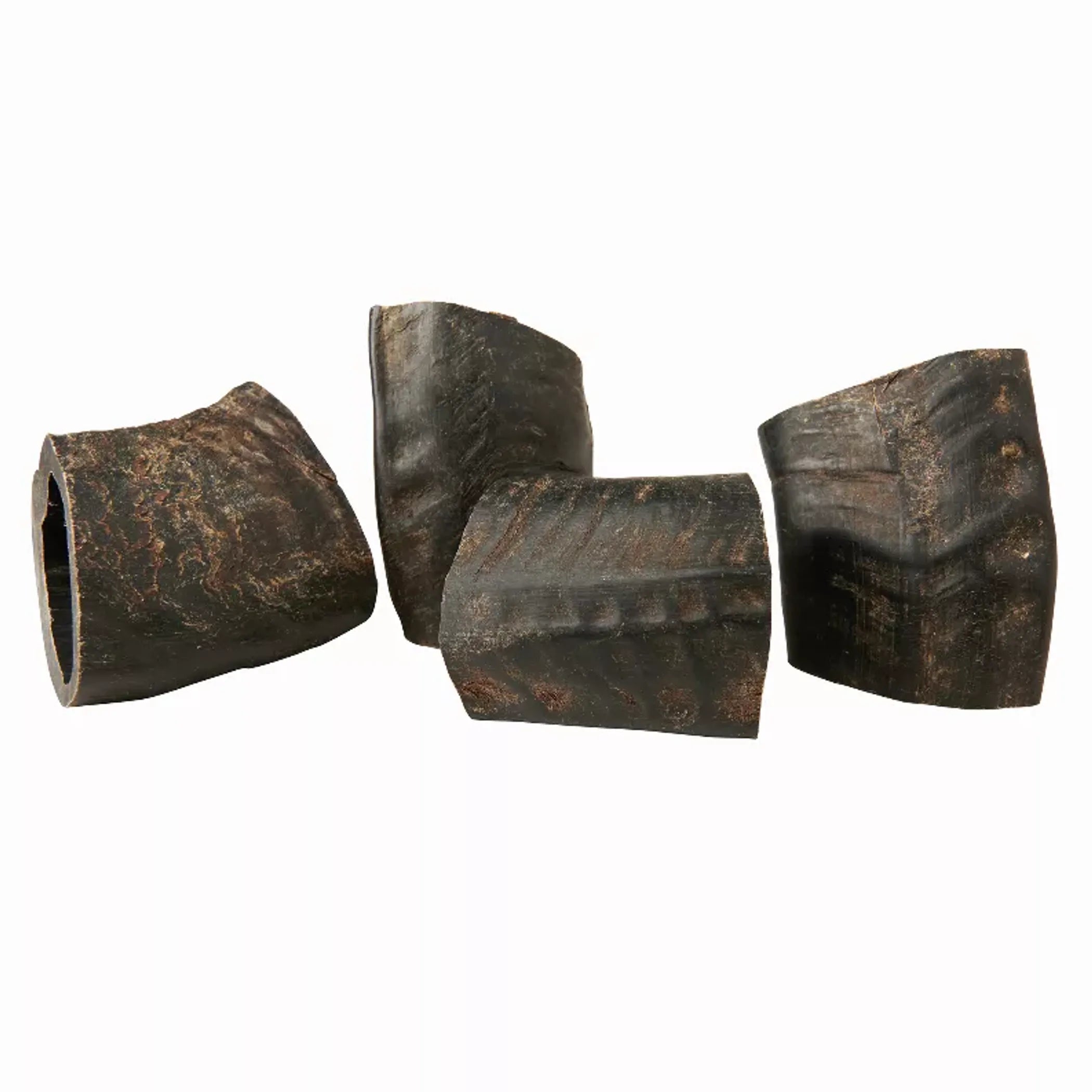 Water Buffalo Horn Tuffie Chews — Natural Sections for Aggressive Chewers