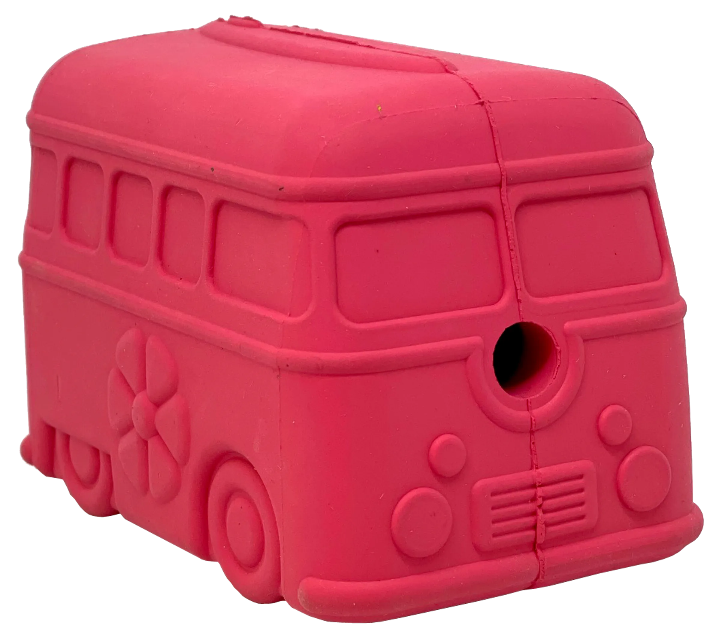 SodaPup Surf's Up! Retro Van eDispenser — Durable Rubber Chew Toy & Treat Dispenser for Large Dogs