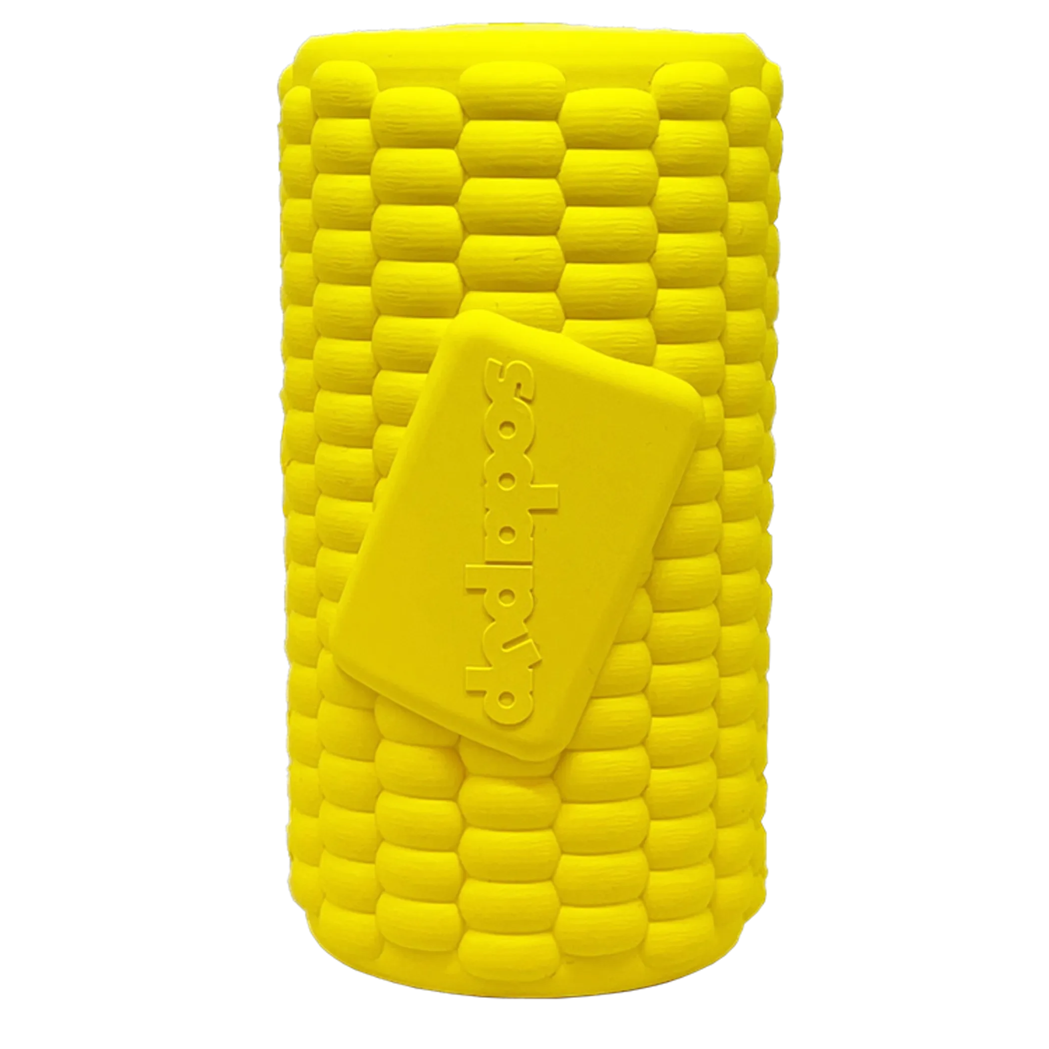 SodaPup Corn on the Cob eDispenser — Durable Rubber Chew Toy & Treat Dispenser for Dogs