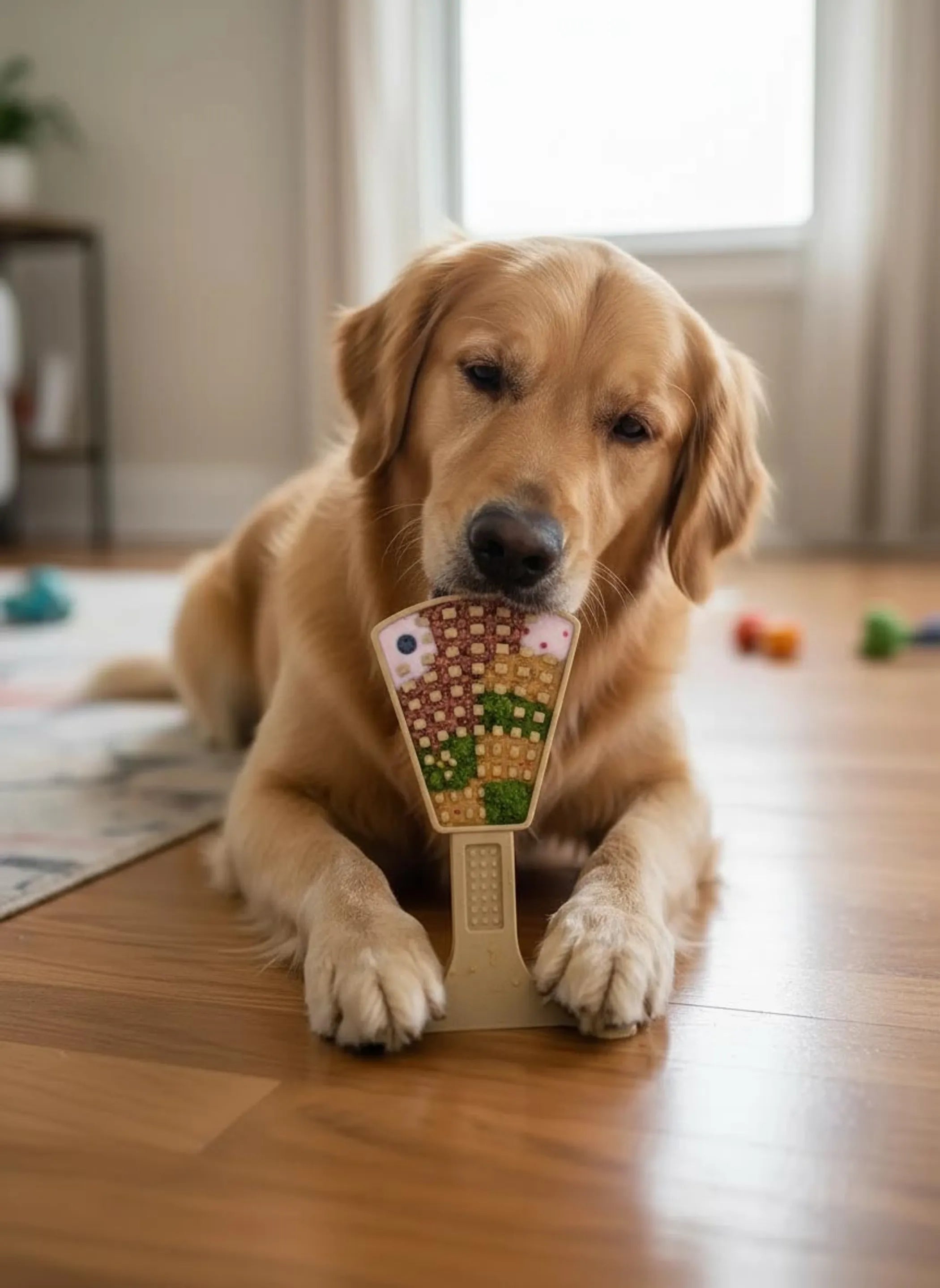 SodaPup Waffle Tower 2-in-1 Nylon Chew & Enrichment Toy — For Aggressive Chewers