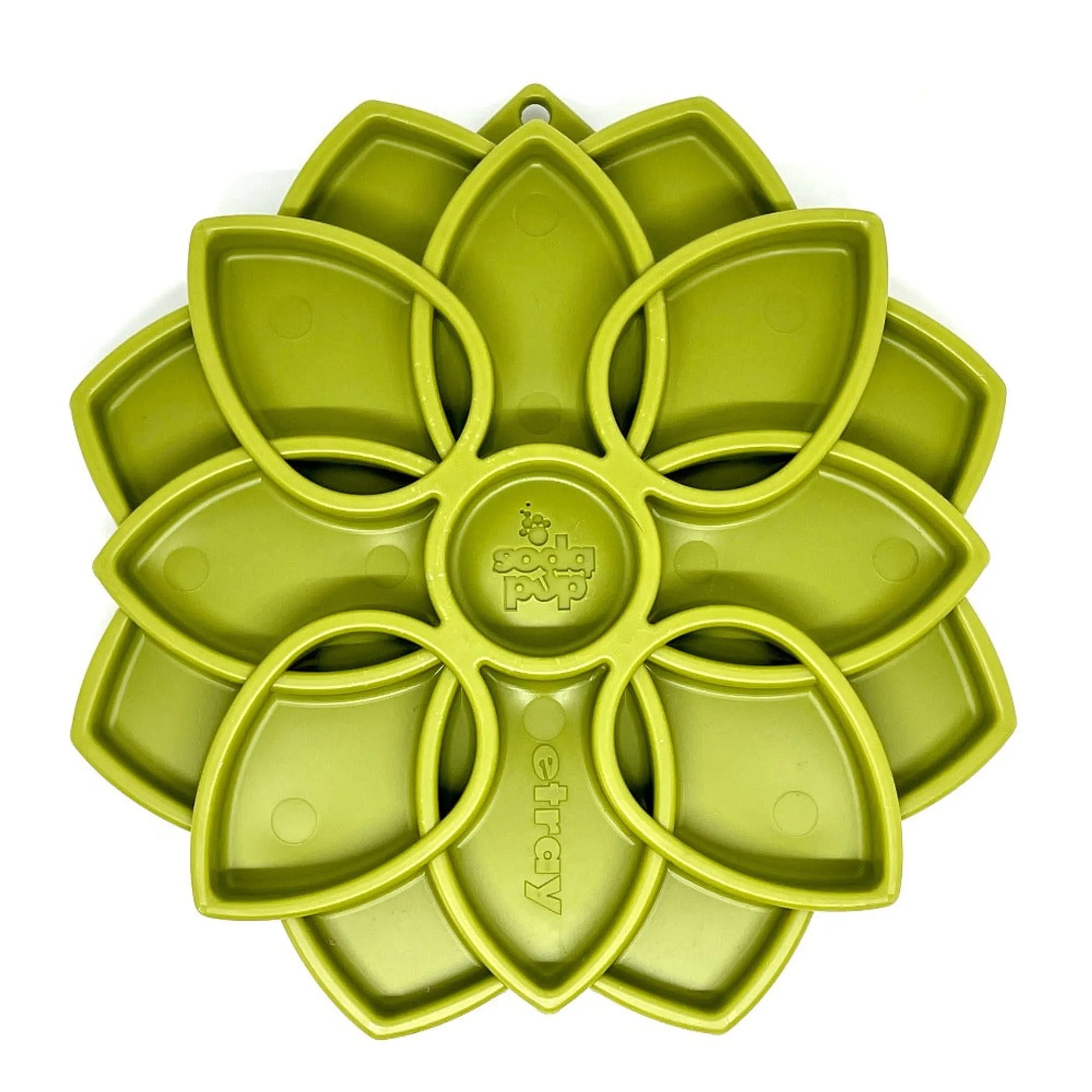 SodaPup Mandala eTray — Slow Feeder & Lick Mat Enrichment Tray for Dogs