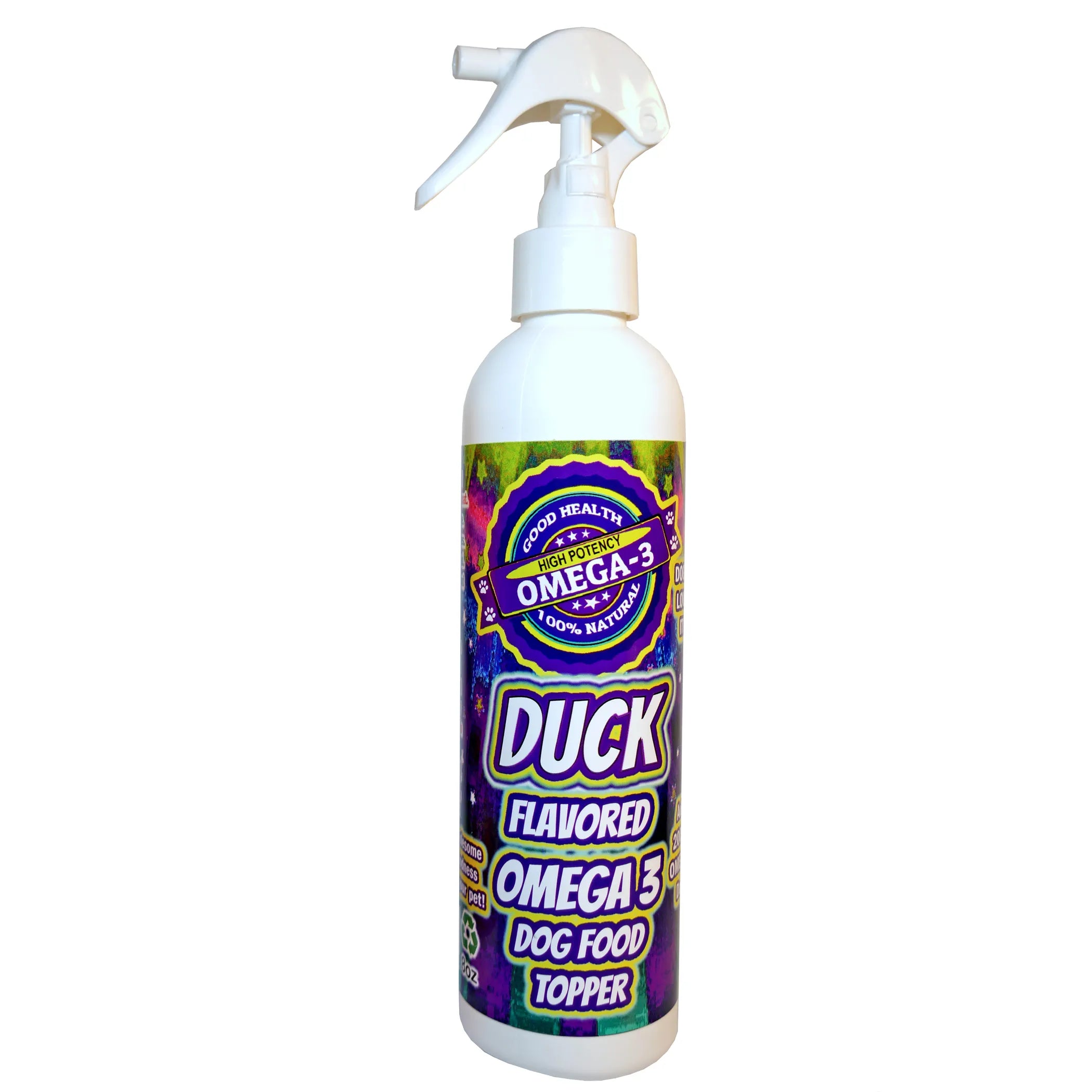 Omega-3 Duck Flavor Spray — Natural Dog Food Topper & Coat Support