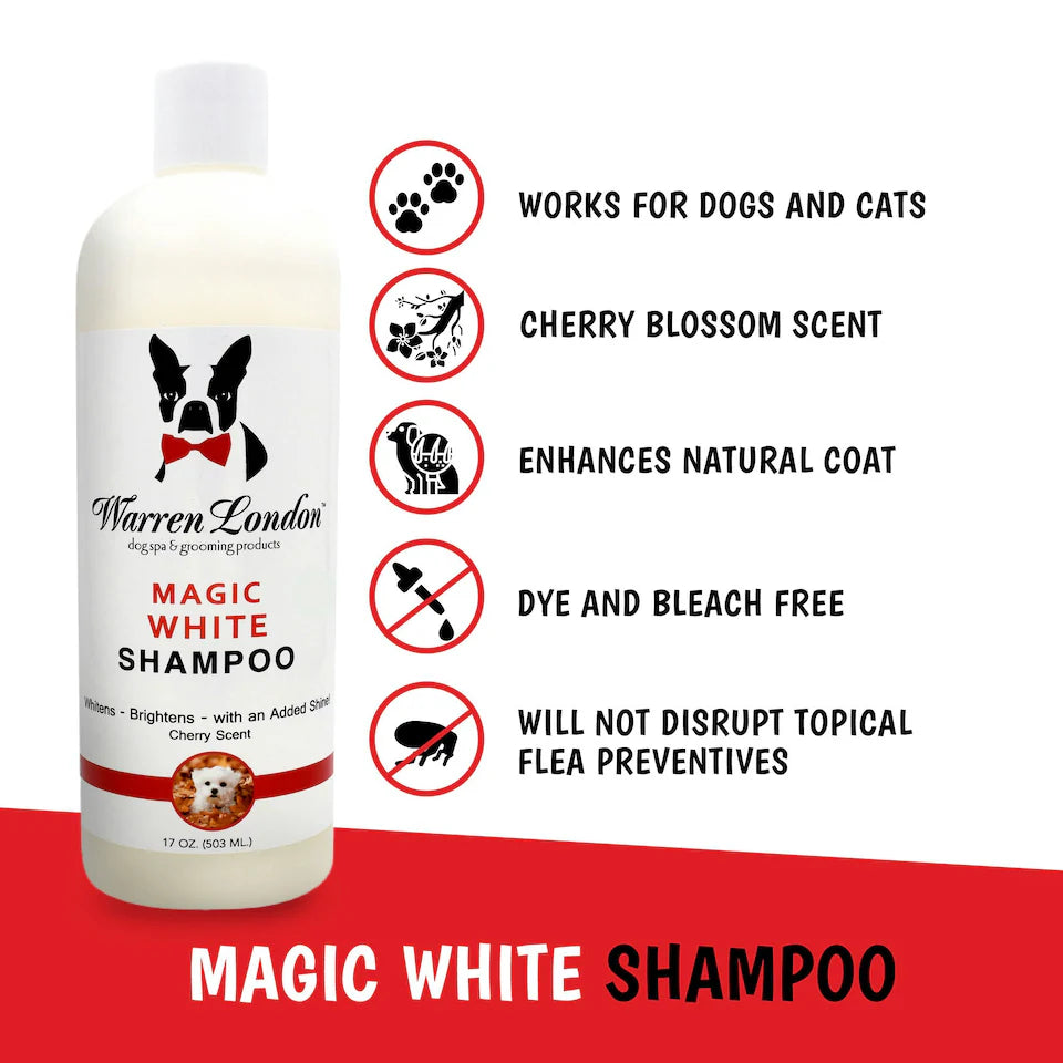 Warren London 2-in-1 Dog Shampoo & Conditioner — Professional Formula, 4 Options