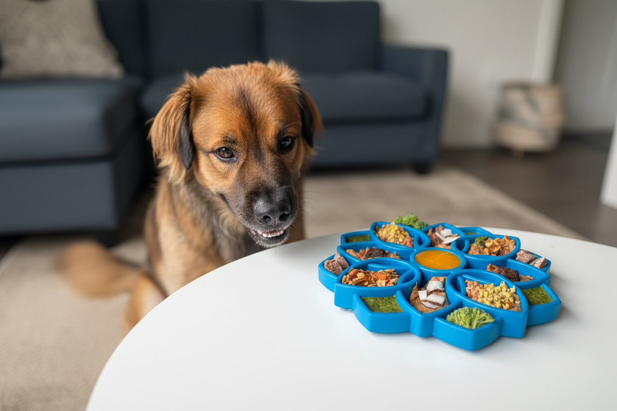 Dog and Enrichment Bowl - Wide