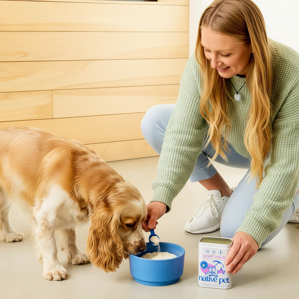 Native Pet Goat Milk - Sweater Verde Cabello Rojizo