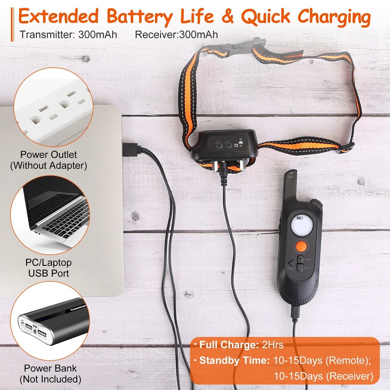 984FT Remote Dog Training Collar — Waterproof, Rechargeable, 3-Mode System
